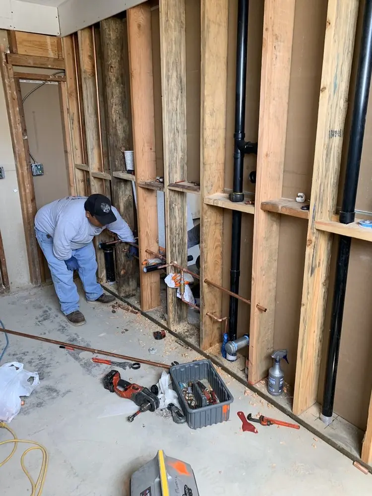 Commercial rough-in plumbing for Water Heater Replacement in Blairstown